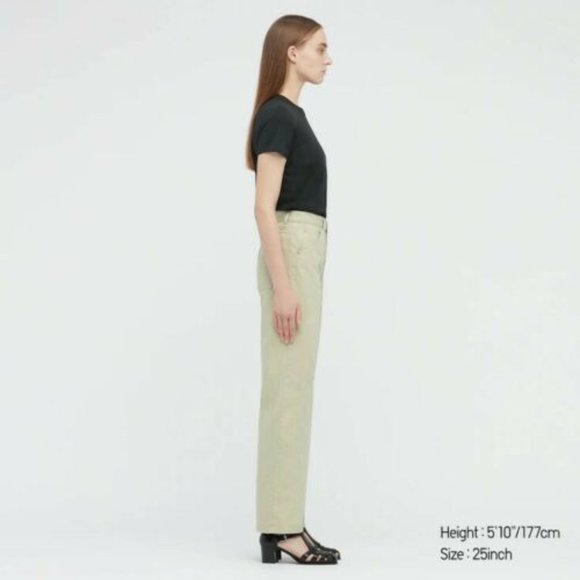 Uniqlo x Christophe Lemaire U REGULAR-FIT STRAIGHT JEANS Size 22 - Picture 4 of 8